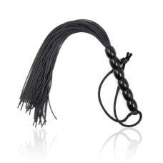 Міні флогер DS Fetish Leather flogger Чорний, 22 см