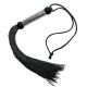 Флогер DS Fetish FLOGGER чорний, прозора ручка, 51 см
