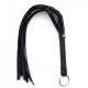 Флогер DS Fetish FLOGGER чорний, прозора ручка, 51 см