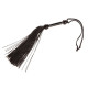 Флогер DS Fetish FLOGGER чорний, прозора ручка, 51 см