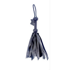 Флогер шкіра Ds Fetish Calf Leather Flogger Round Knotting, 45 см