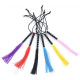 Мини флогер DS Fetish Leather flogger Желтый, 22 см