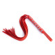 Флогер з шипами DS Fetish Studded flogger red, 55 см
