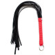 Флогер шкіряний L DS Fetish Flogger leather L black/red, 65 см