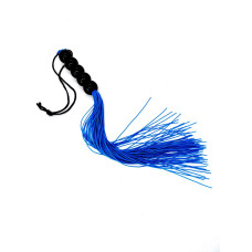 Флогер DS Fetish FLOGGER, 5 кульок, Блакитний, ручка 34 см