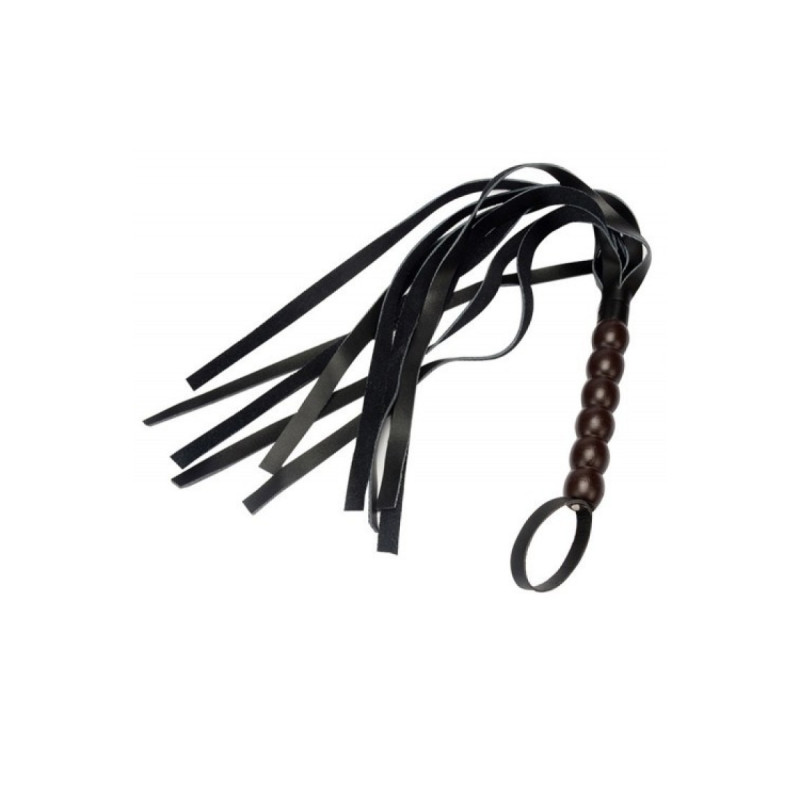 Флоггер DS Fetish Flogger L black ball 58 см