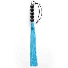 Флогер DS Fetish FLOGGER, 5 шариков, Голубой, ручка 45 см