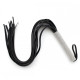 Флогер зі стразами DS Fetish Flogger diamond L black, 70 см