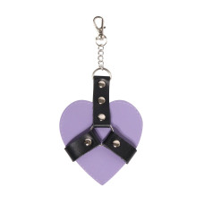 Брелок на карабине для ключей Art of Sex Chained Heart, Лаванда