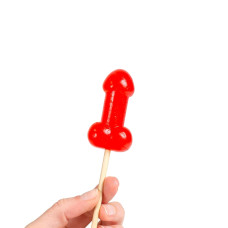 Льодяник Cherry Candy Penis Lollipop With Spicy Warming Effect, 25 г