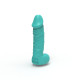 Крафтове мило-член із присоскою Pure Bliss MINI Turquoise, натуральне