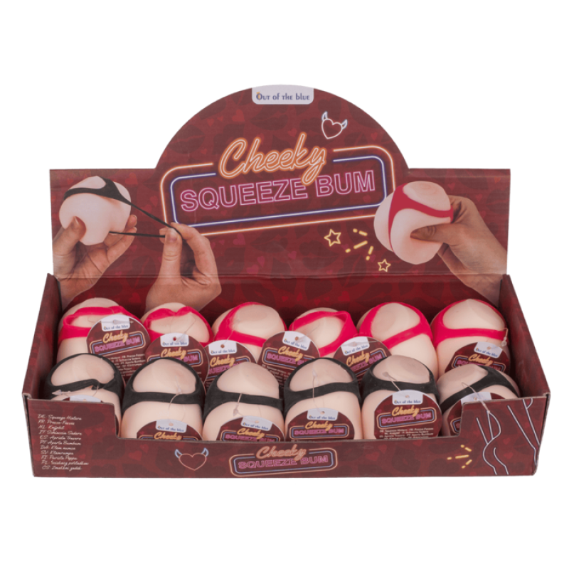 Антистрес OOTB Squeeze Cheeky Bum Black