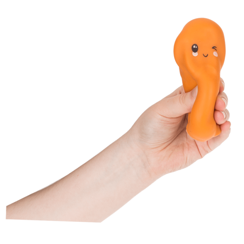 Антистрес OOTB Stretchy Penis Huggable Orange, 7 см