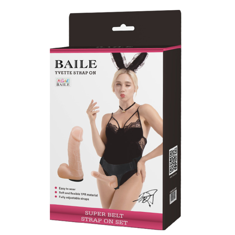 Страпон LyBaile Ultra Passionate Harness 18.5 см