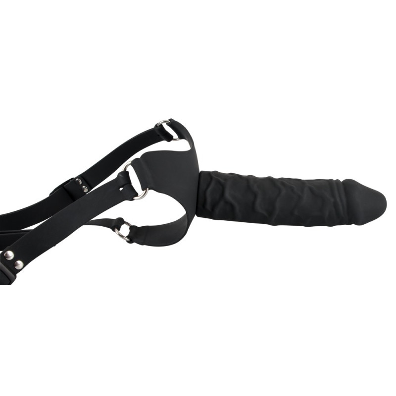 Жіночий Страпон You2Toys Silicone Strap-on Чорний