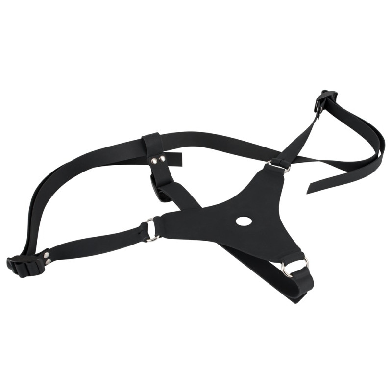 Жіночий Страпон You2Toys Silicone Strap-on Чорний