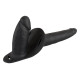 Женский страпон You2Toys Double Strap On Black Silicone