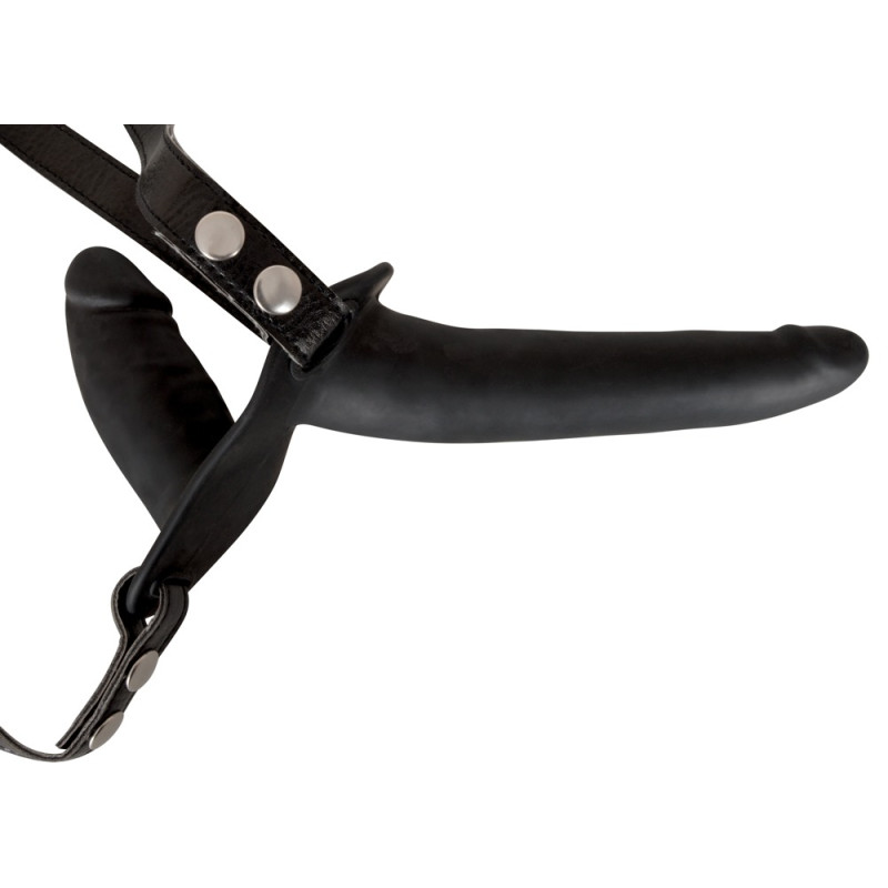 Женский страпон You2Toys Double Strap On Black Silicone