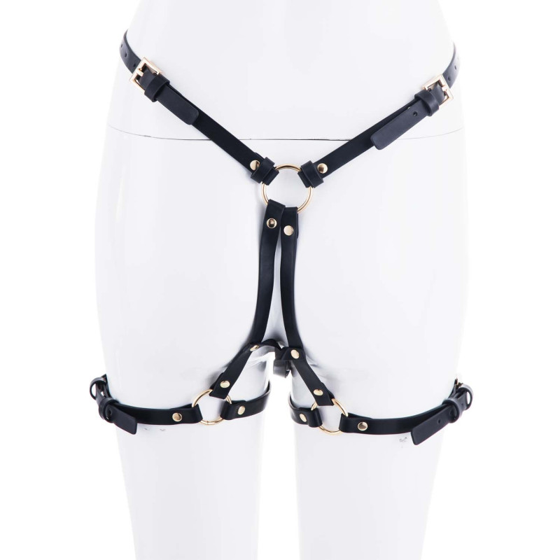 Страпон LOCKINK SEVANDA Queen Sheba Strapon Pink Dildo, регульовані кріплення, силіконовий дилдо