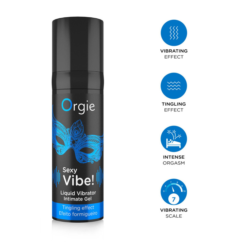 Рідкий вібратор Orgie SEXY VIBE! 15 мл