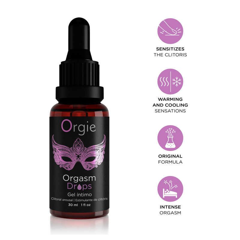 Збудливі краплі для клітора Orgie ORGASM DROPS з ароматом Гвоздики 30 мл