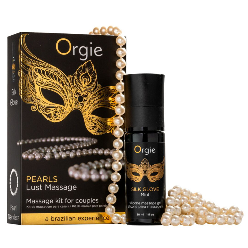 Набір для перлинного масажу Orgie PEARLS LUST MASSAGE SET 30 мл