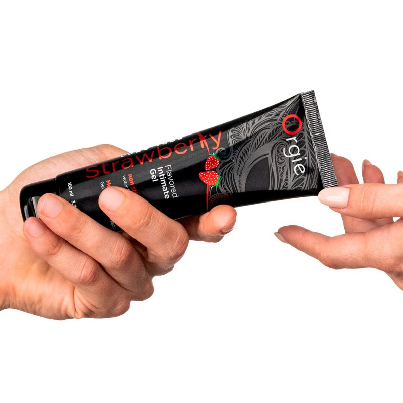 Съедобный лубрикант Orgie LUBE TUBE Клубника 100 мл