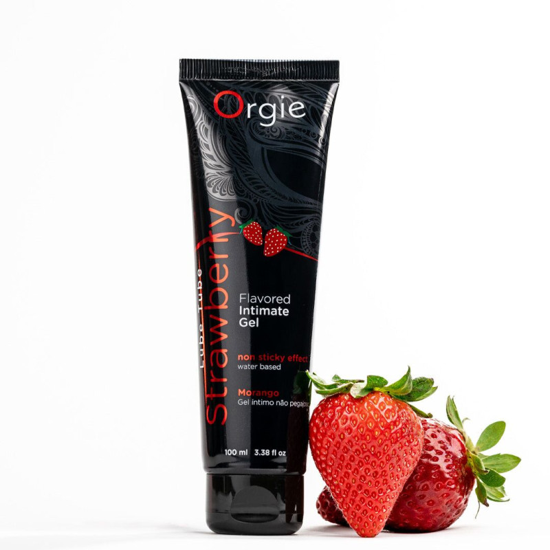 Съедобный лубрикант Orgie LUBE TUBE Клубника 100 мл