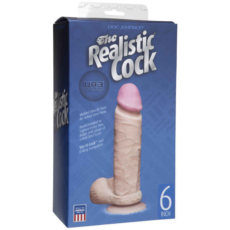 Фалоімітатор Doc Johnson The Realistic Cock 6 inch ULTRASKYN