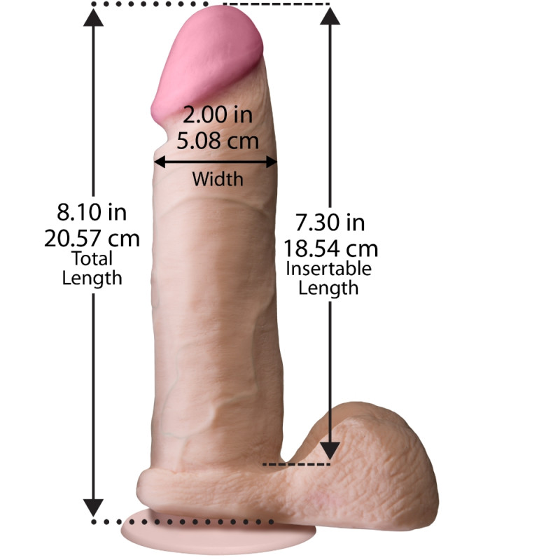 Фаллоимитатор Doc Johnson The Realistic Cock 8 inch ULTRASKYN