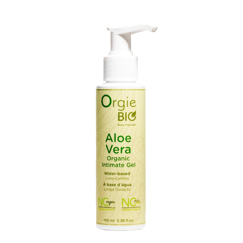 Органічний лубрикант із екстрактом алое вера Orgie BIO ALOE VERA 100 мл із дозатором