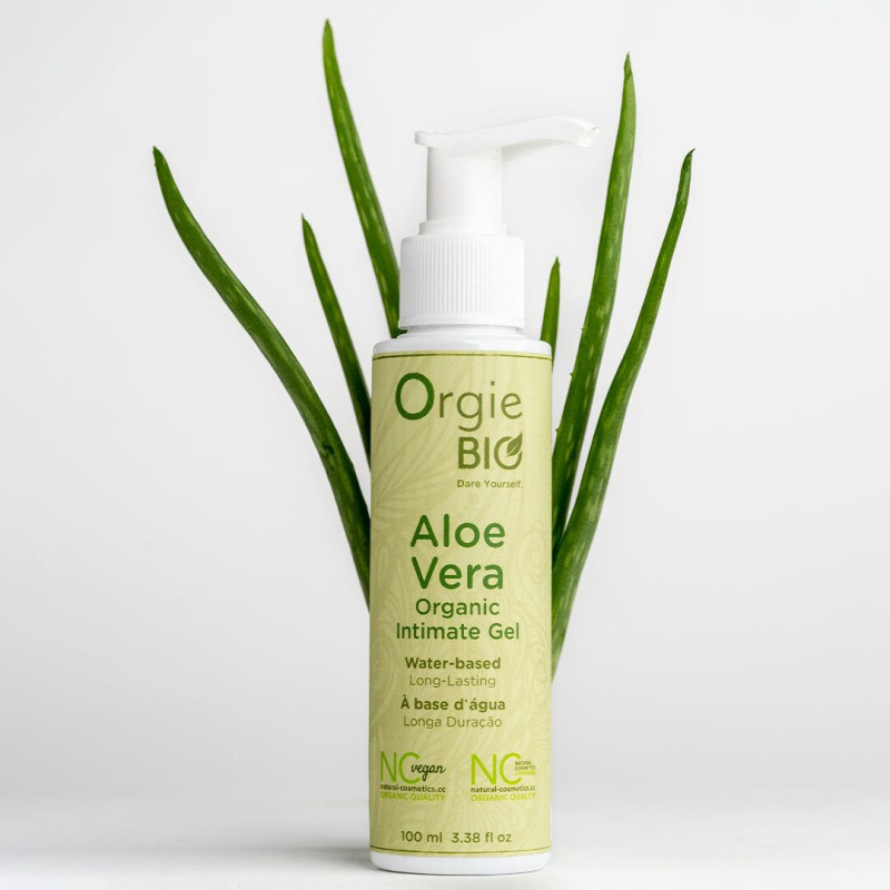 Органічний лубрикант із екстрактом алое вера Orgie BIO ALOE VERA 100 мл із дозатором