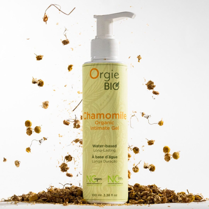 Органічний лубрикант із екстрактом ромашки Orgie BIO CHAMOMILE 100 мл із дозатором
