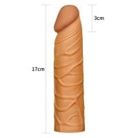 Насадка на пеніс LoveToy Pleasure X-Tender Penis Sleeve Add 1 Brown