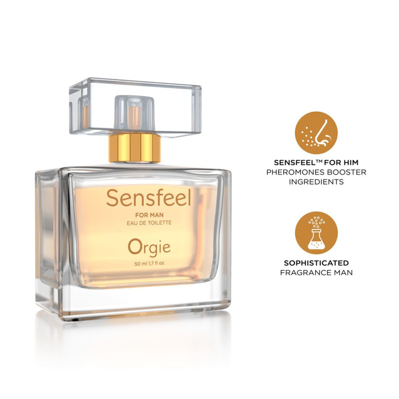 Мужская туалетная вода Orgie sensfeel афродизиак 50 мл