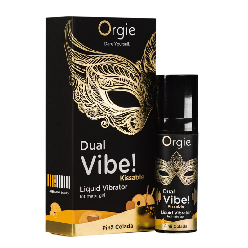 Рідкий вібратор Orgie Піна Колада DUAL VIBE! 15 мл