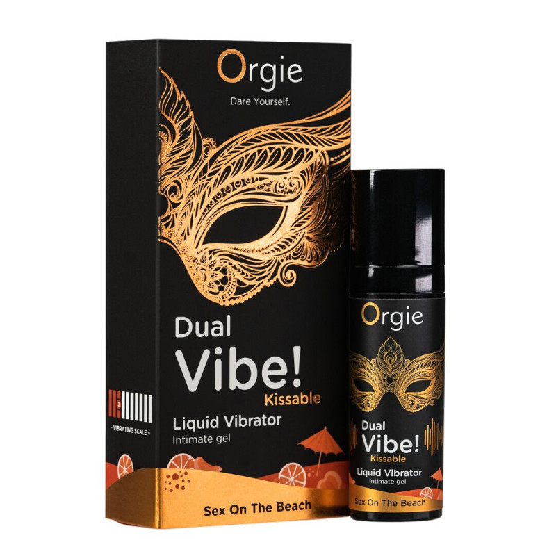 Рідкий вібратор Orgie Секс на пляжі DUAL VIBE! 15 мл