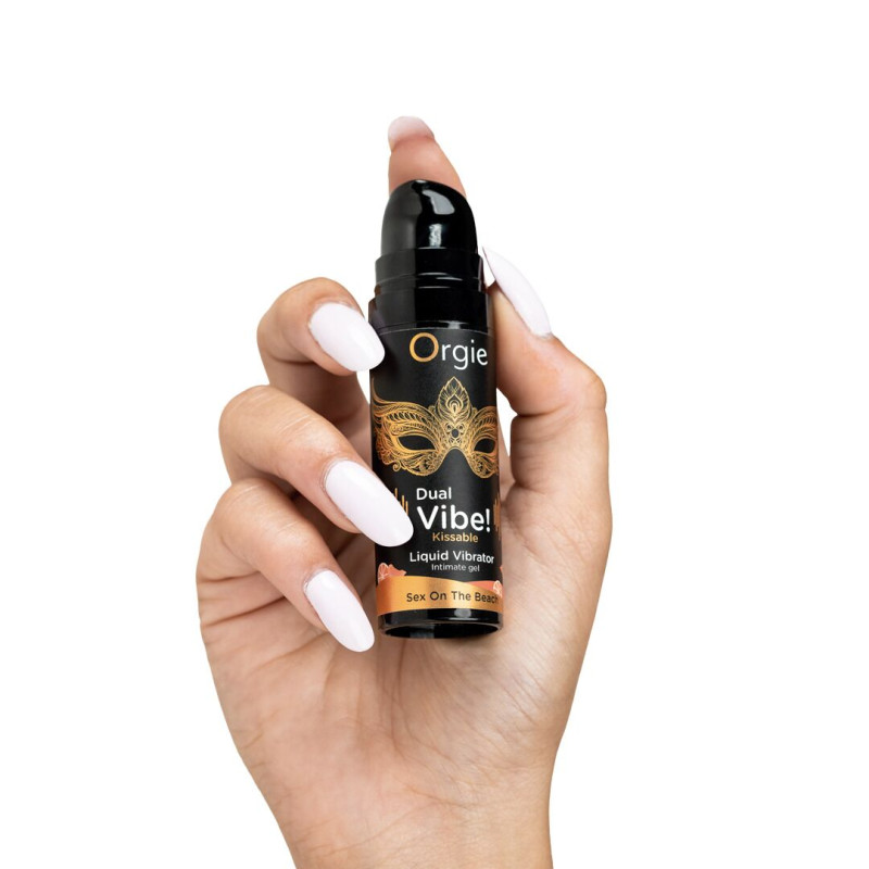 Рідкий вібратор Orgie Секс на пляжі DUAL VIBE! 15 мл