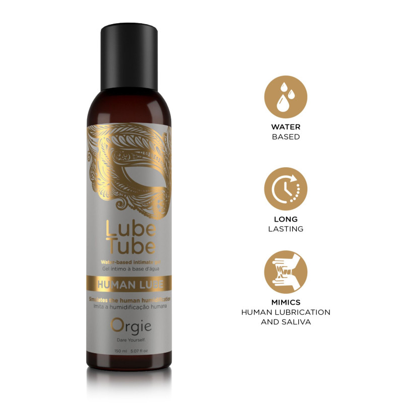 Лубрикант на водній основі з текстурою природного мастила Orgie HUMAN LUBE intimate gel 150 мл