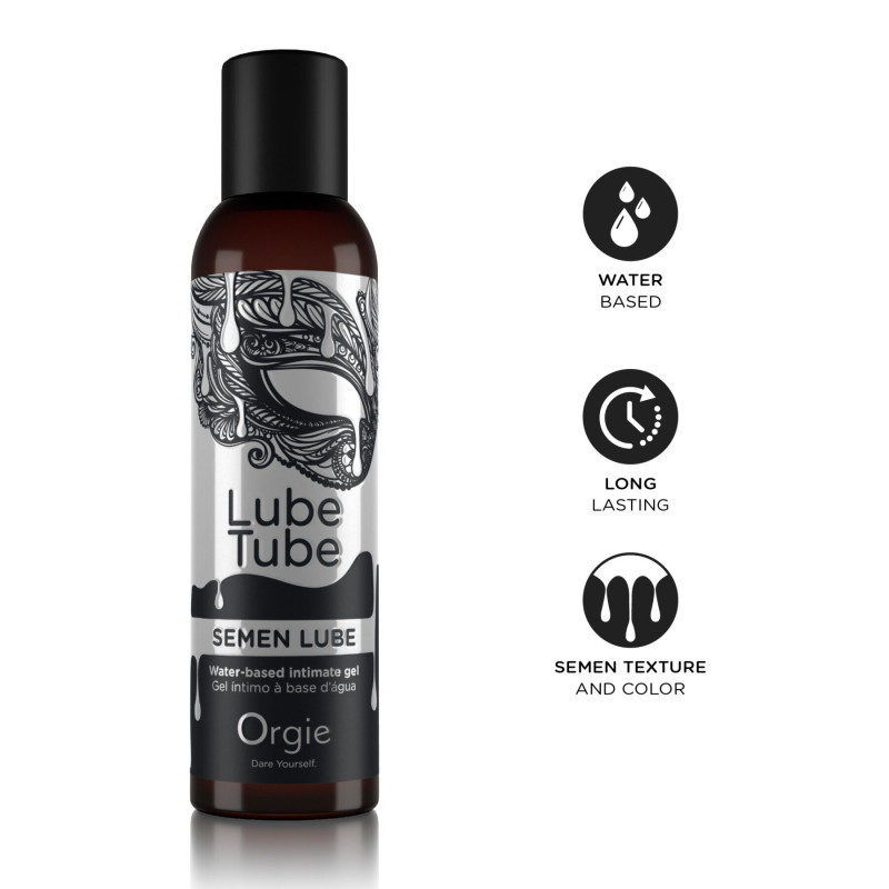 Лубрикант на водной основе с текстурой спермы Orgie SEMEN LUBE intimate gel 150 мл