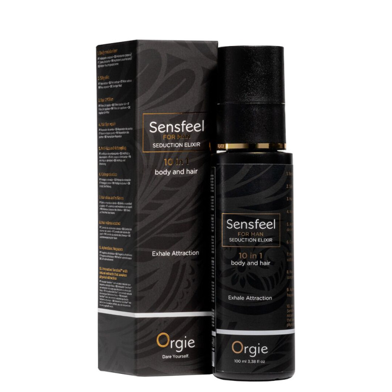 Чоловічий Парфумований бальзам для волосся і тіла з технологією SENSFEEL Orgie 100 мл