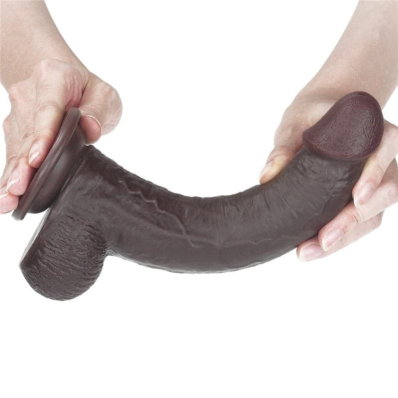 Фалоімітатор LoveToy Sliding-Skin Dual Layer Dong 9 461 Black