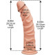 Фалоімітатор Doc Johnson The D - Ragin D - 8 Inch Without Balls - ULTRASKYN, діаметр 5,1 см