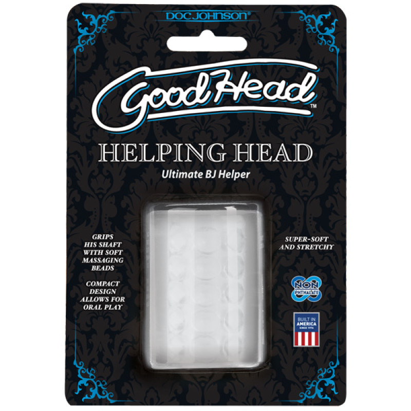 Мастурбатор Doc Johnson GoodHead - Helping Head ULTRASKYN, супер помогалочка для минета