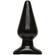 Анальная пробка Doc Johnson Smooth Classic Large - Black, макс. диаметр 5,7см