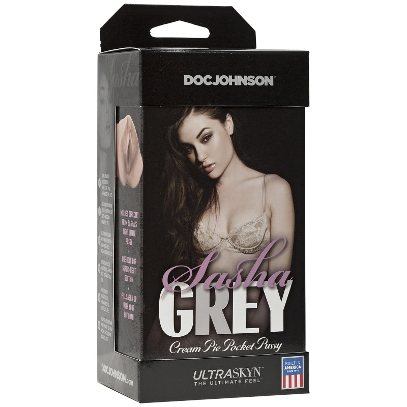 Мастурбатор-вагина Doc Johnson Sasha Grey - Ultraskyn Cream Pie Pocket