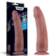 Реалистичный вибратор LoveToy Vibrating Dual Density Power Cock 10.5
