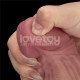 Реалистичный вибратор LoveToy Vibrating Dual Density Power Cock 10.5