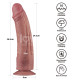 Реалистичный вибратор LoveToy Vibrating Dual Density Power Cock 10.5