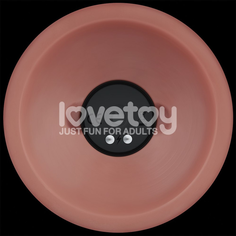 Реалістичний вібратор LoveToy Vibrating Dual Density Power Cock 8